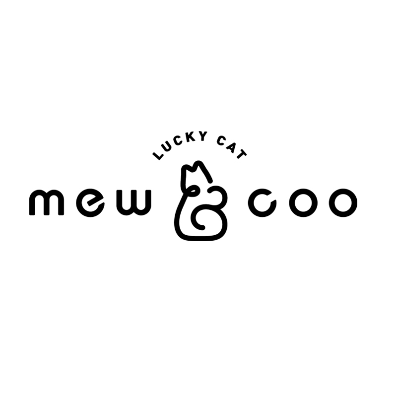 LUCKYCAT mew & coo ロゴマーク